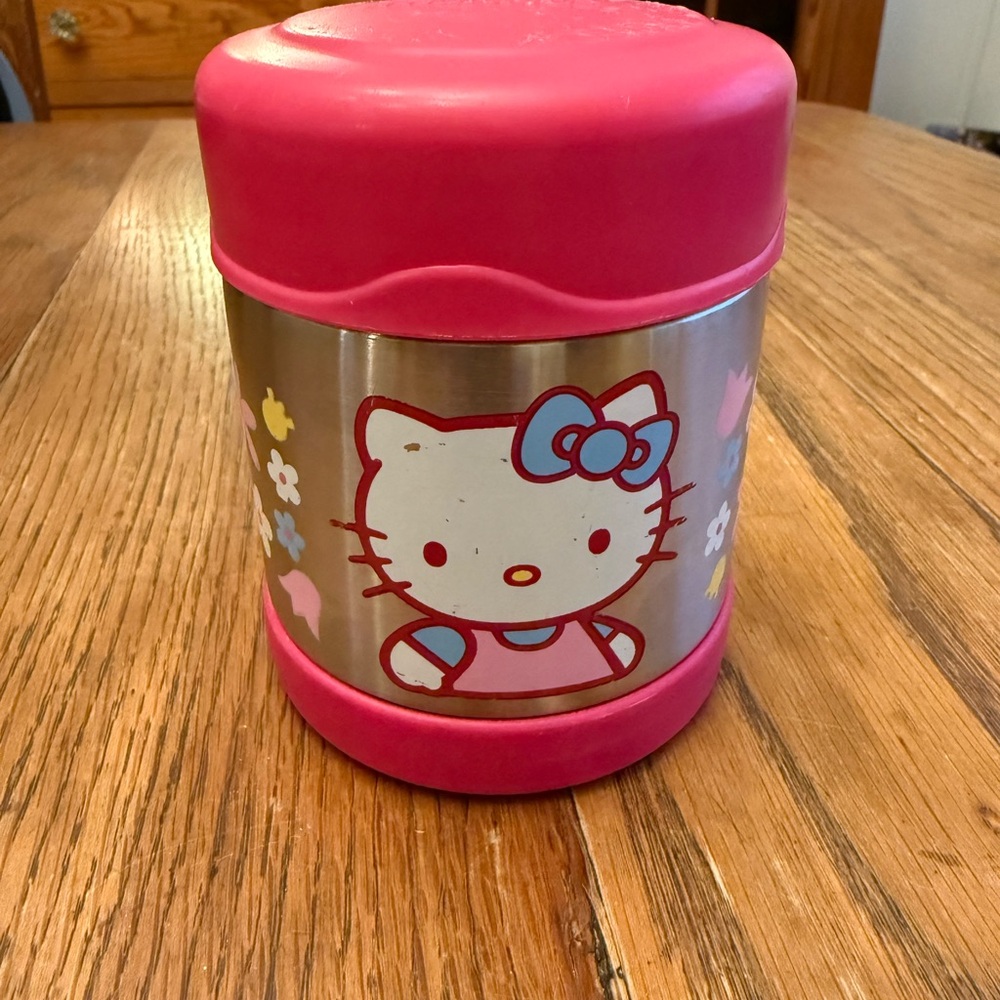 Hello Kitty Sanrio 10oz Stainless Steel Thermos Funtainer Insulated Container